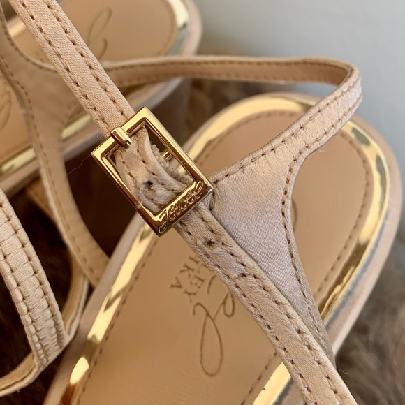 Badgley Mischka - Lori Block Heel in Champagne - Picture 10 of 16